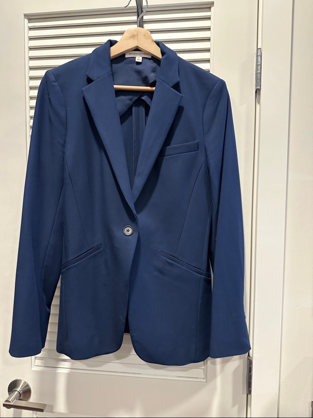 Banana Republic Navy Single-Button Women’s Blazer